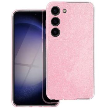 Clear 2mm Samsung Galaxy A17 csillámos szilikon tok, rózsaszín kép