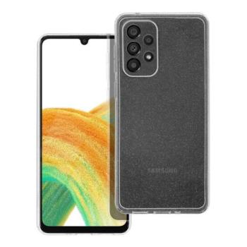 Clear 2mm Samsung Galaxy A33 5G csillámos tok, átlátszó kép