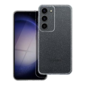 Clear 2mm Samsung Galaxy A36 csillámos szilikon tok, átlátszó kép