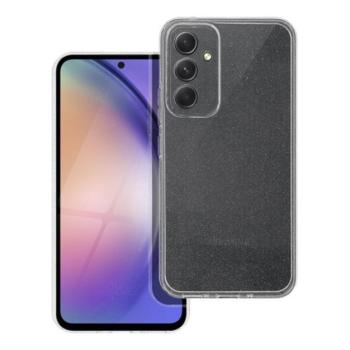 Clear 2mm Samsung Galaxy A54 5G csillámos tok, átlátszó kép