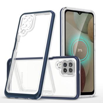 Clear 3az1ben tok Samsung Galaxy A22 4G gél telefontok kék kép