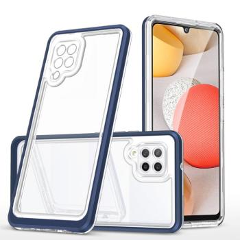 Clear 3az1ben tok Samsung Galaxy A42 5G gél telefontok kék kép