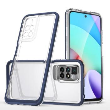 Clear 3az1ben tok Xiaomi Redmi 10 gél telefontok kék kép