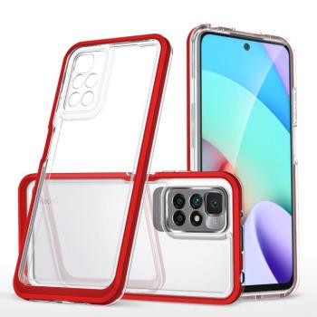 Clear 3az1ben tok Xiaomi Redmi 10 gél tok  kép