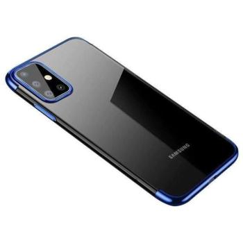 Clear Color tok Gel TPU gömbölyű tok Samsung Galaxy A72 4G kék kép