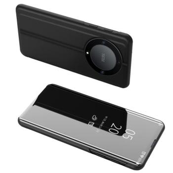 Clear View Case Honor Magic5 Lite / X40 / X9a flipes tok fekete kép