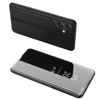 Clear View Case Samsung Galaxy A54 5G flipes tok fekete kép