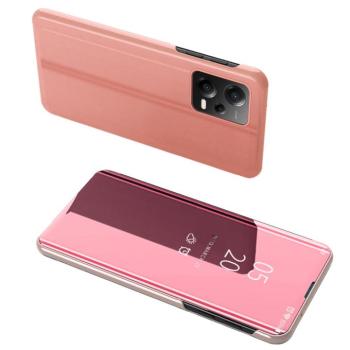 Clear View Case XIAOMI Redmi Note 12 5G / Poco X5 5G Flipes tok rózsaszín kép