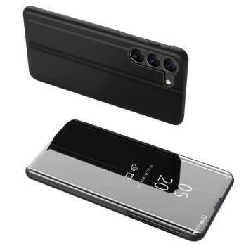 Clear View tok Samsung Galaxy S23 flip cover fekete kép