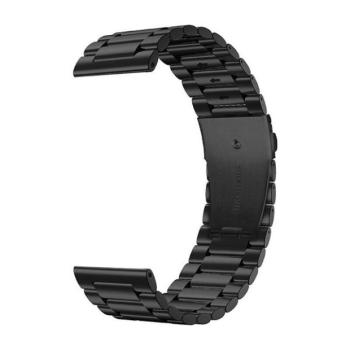 Colmi okosóra szíj, fém, fekete, 20mm, Steel Metal Strap kép