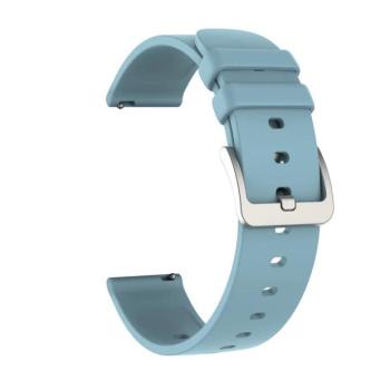 Colmi okosóra szíj, szilikon, kék, 20mm, Silicone Strap kép