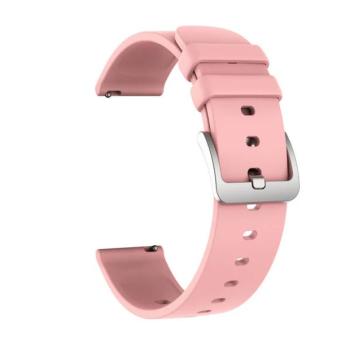 Colmi okosóra szíj, szilikon, rózsaszín, 22mm, Silicone Strap kép