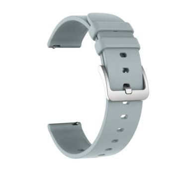 Colmi okosóra szíj, szilikon, szürke, 22mm, Silicone Strap kép