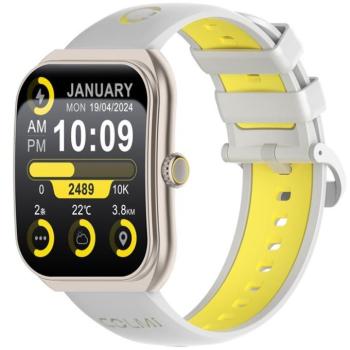 Colmi P86 okosóra AMOLED kijelzővel, pulzusméréssel, 1ATM vizállóssággal, arany kép