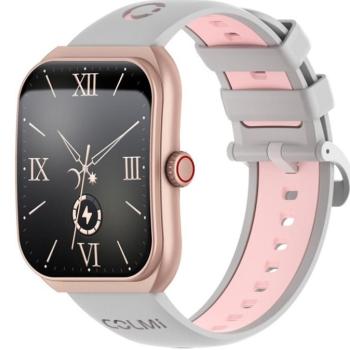 Colmi P86 okosóra AMOLED kijelzővel, pulzusméréssel, 1ATM vizállóssággal, rozéarany kép