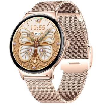 Colmi V89 okosóra AMOLED kijelzővel, pulzusméréssel, véroxigénméréssel, acél arany kép