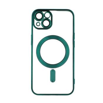 Color Chrome MagSafe-kompatibilis tok Samsung Galaxy S25 - zöld kép