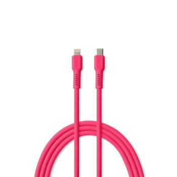 Colorum CK12-CL-02 Type-C - Lightning kábel 2.4A 1.8m - magenta kép
