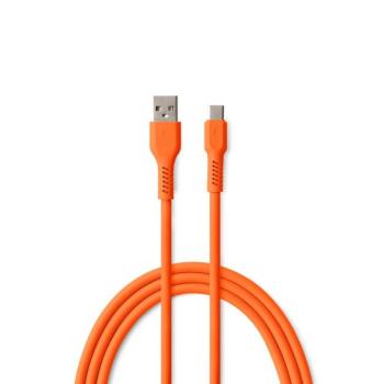 Colorum CK60-AC-10 USB-A - Type-C kábel 3A 1.8m - narancssárga kép