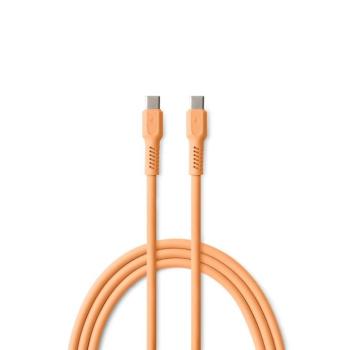Colorum CK60-CC-14 Type-C - Type-C kábel 3A 1.8m - barackszín kép