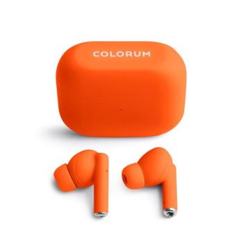 COLORUM CTWS-10 TWS Bluetooth fülhallgató - narancsárga kép