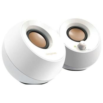 Creative PC hangszórók Pebble 2.0 fehér/ fehér USB kép
