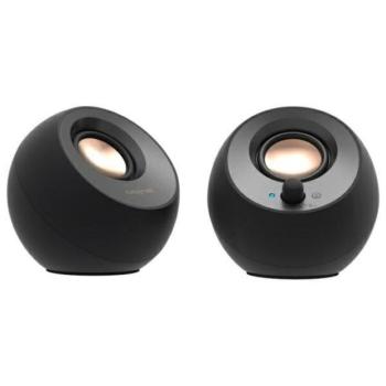 Creative Pebble 2.0 V3 számítógépes hangszórók fekete/fekete Bluetooth 5.0 USB-C kép