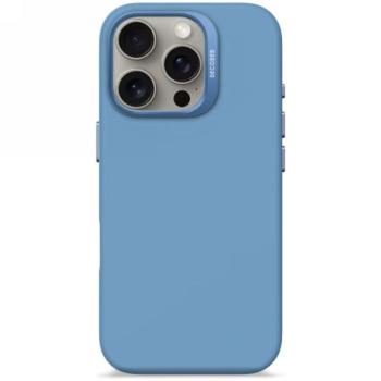 Decoded AntiMicrobial Silicone Backcover MagSafe-kompatibilis tok iPhone 16 Pro - kék kép