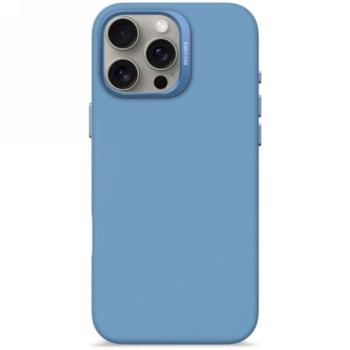 Decoded AntiMicrobial Silicone Backcover MagSafe-kompatibilis tok iPhone 16 Pro Max - kék kép