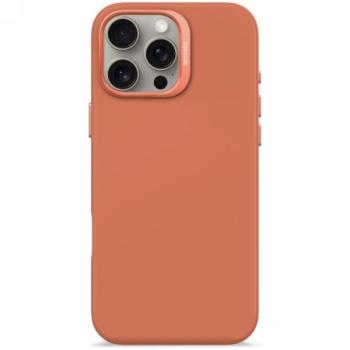 Decoded AntiMicrobial Silicone Backcover MagSafe-kompatibilis tok iPhone 16 Pro Max - narancssárga kép