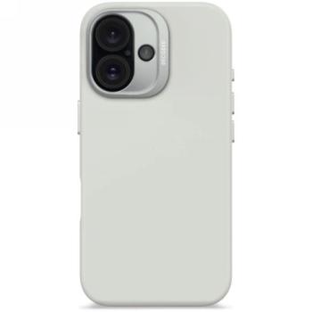 Decoded AntiMicrobial Silicone Backcover MagSafe-kompatibilis tok iPhone 16 - szürke kép