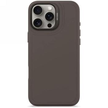 Decoded AntiMicrobial Silicone Stacks Backcover MagSafe-kompatibilis tok iPhone 16 Pro Max - fekete kép