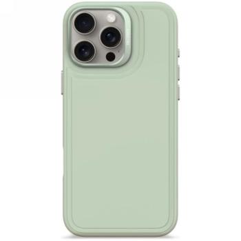 Decoded AntiMicrobial Silicone Stacks Backcover MagSafe-kompatibilis tok iPhone 16 Pro Max - zöld kép