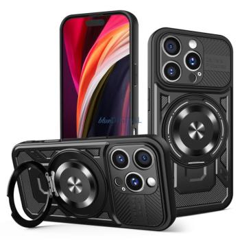 Defender Armor MagSafe-kompatibilis tok iPhone 16 Pro - fekete kép