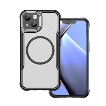 Defender Carbon MagSafe-kompatibilis tok iPhone 13 - fekete kép