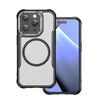 Defender Carbon MagSafe-kompatibilis tok iPhone 15 Pro - fekete kép