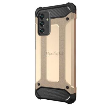 Defender műanyag telefonvédő (közepesen ütésálló, légpárnás sarok, szilikon belső, fémhatás) ARANY Samsung Galaxy A72 4G (SM-A725F) kép