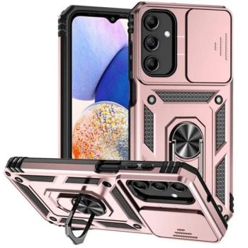 Defender műanyag telefonvédő (ütésállóság, szilikon belső, tartógyűrű, kameravédő) ROZÉARANY Samsung Galaxy A15 5G (SM-A156), Galaxy A15 (SM-A155) kép