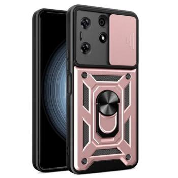 Defender műanyag telefonvédő (ütésállóság, szilikon belső, tartógyűrű, kameravédő) ROZÉARANY Tecno Spark 10 Pro kép