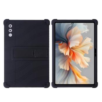 Defender szilikon telefonvédő (ütésállóság, kitámasztó) FEKETE Lenovo Yoga Tab Plus (TB520FU) kép