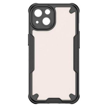 Defender szilikon telefonvédő (ütésállóság, légpárnás sarok, akril hátlap, kameravédő) FEKETE Apple iPhone 13 kép