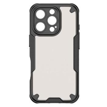 Defender szilikon telefonvédő (ütésállóság, légpárnás sarok, akril hátlap, kameravédő) FEKETE Apple iPhone 16 Pro Max kép