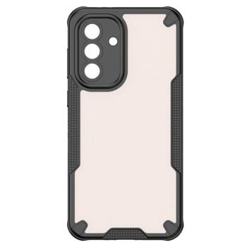 Defender szilikon telefonvédő (ütésállóság, légpárnás sarok, akril hátlap, kameravédő) FEKETE Samsung Galaxy A36 5G (SM-A366) kép