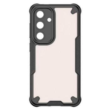 Defender szilikon telefonvédő (ütésállóság, légpárnás sarok, akril hátlap, kameravédő) FEKETE Samsung Galaxy S24 FE (SM-S721) kép