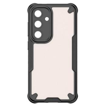 Defender szilikon telefonvédő (ütésállóság, légpárnás sarok, akril hátlap, kameravédő) FEKETE Samsung Galaxy S24 (SM-S921) kép