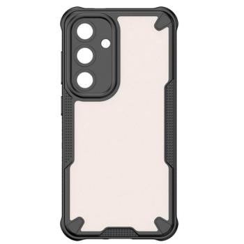 Defender szilikon telefonvédő (ütésállóság, légpárnás sarok, akril hátlap, kameravédő) FEKETE Samsung Galaxy S25 FE (SM-S731) kép