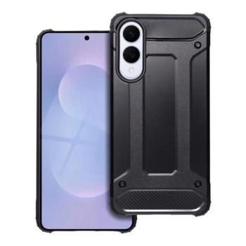 Defender szilikon telefonvédő (ütésállóság, légpárnás sarok, fémhatás) FEKETE Samsung Galaxy S25 Edge (SM-S937) kép