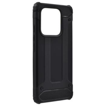 Defender szilikon telefonvédő (ütésállóság, légpárnás sarok, fémhatás) FEKETE Xiaomi Redmi Note 14 5G kép