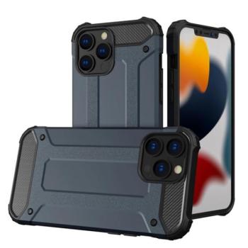 Defender szilikon telefonvédő (ütésállóság, légpárnás sarok, fémhatás) SÖTÉTKÉK Apple iPhone 16 Pro Max kép