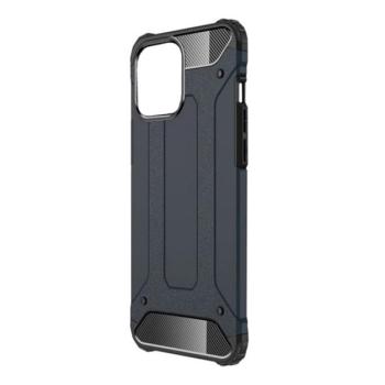 Defender szilikon telefonvédő (ütésállóság, légpárnás sarok, fémhatás) SÖTÉTKÉK Apple iPhone 16e kép